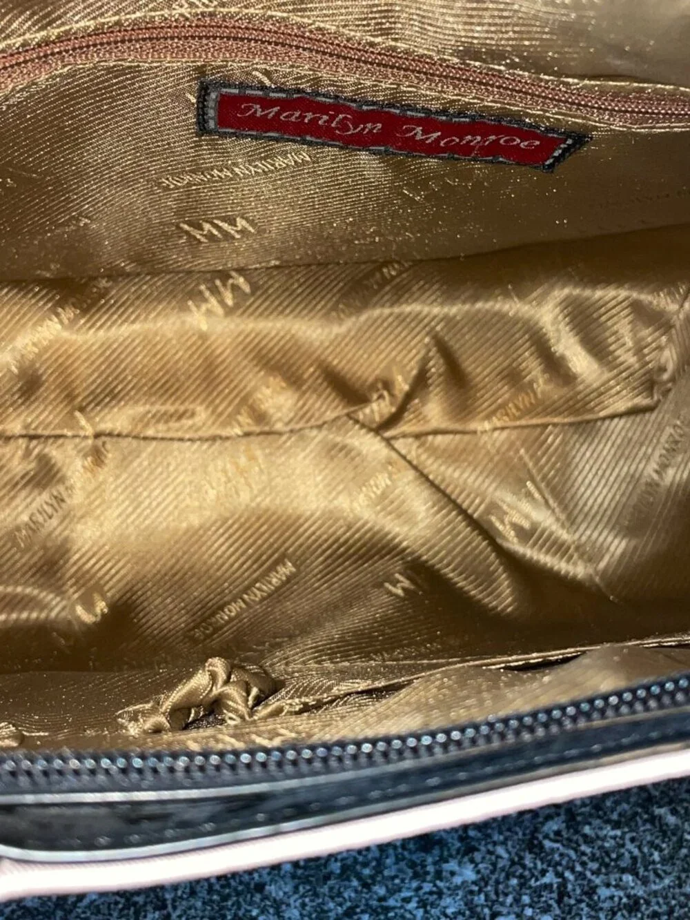 Marilyn Monroe Bamboo Handles Purse New W/ Tags & Dust bag Glam Rhinestone